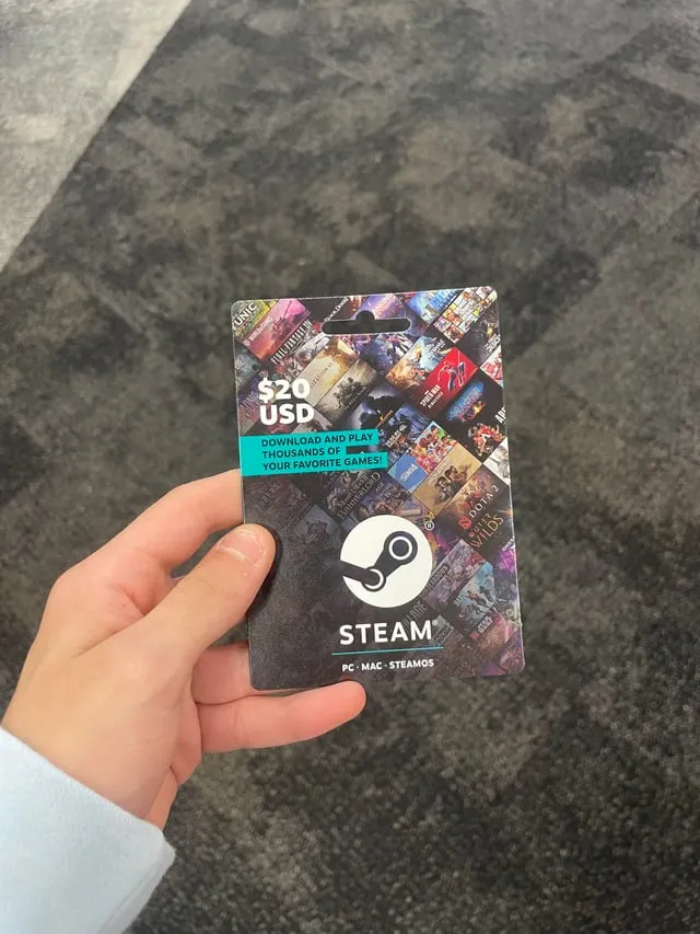 Steam gift card 
