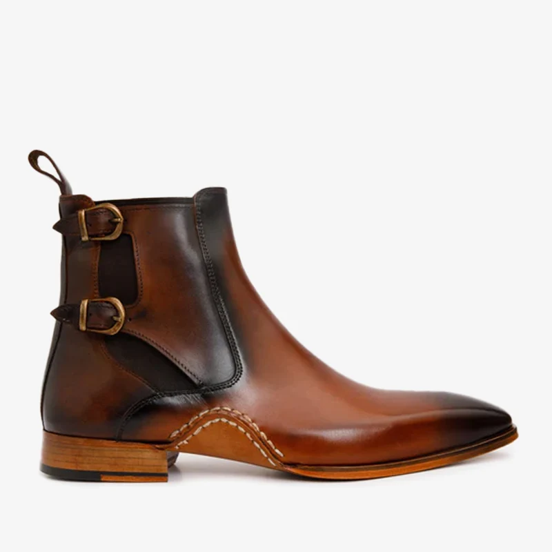 Tan Leather Men boot